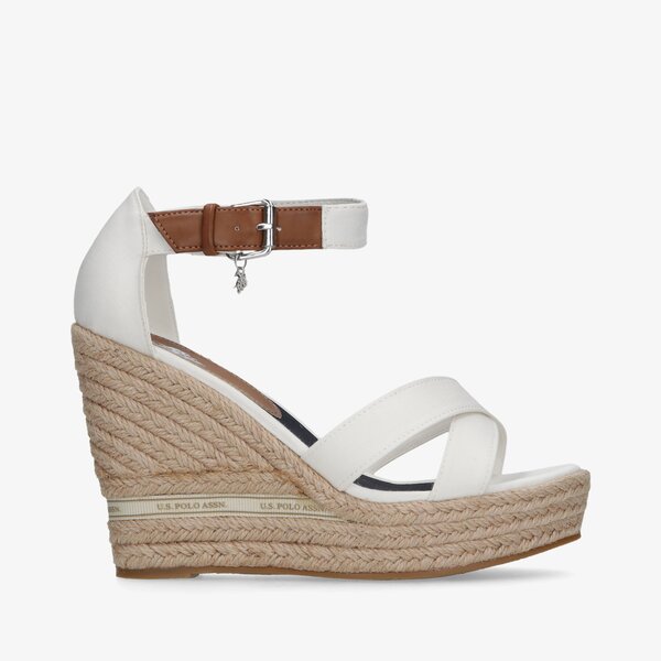 Sandały U.S. POLO ASSN AYLIN001 (AYLIN001-WHI) Biały