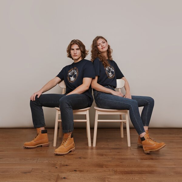 Timberland T-Shirt Ss Little Cold River Tree Logo Tee (Tb0A5Xhw4331)