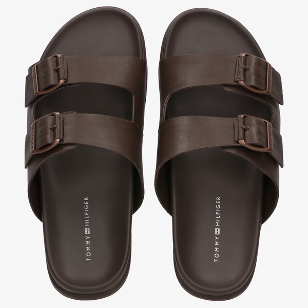 Tommy Hilfiger Elevated Leather Buckle Sandal (Fm0Fm04085Gt6) Tommy Hilfiger Elevated Leather Buckle Sandal (Fm0Fm04085Gt6)