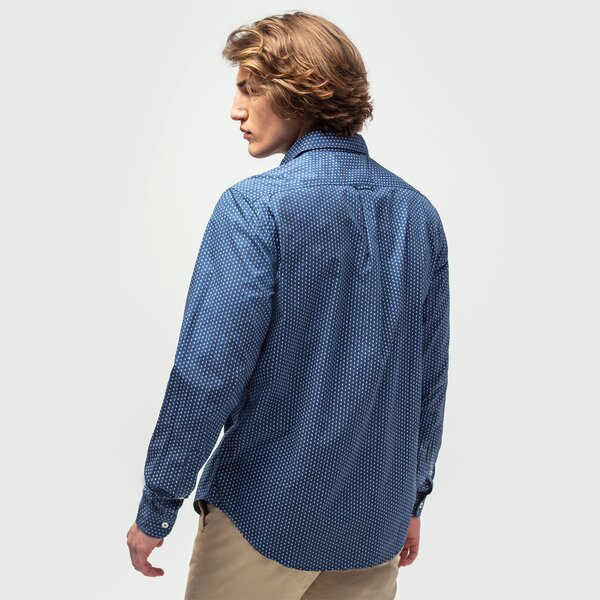 TIMBERLAND KOSZULA LS MICRO AOP SHIRT (TB0A5TQ9CR91)