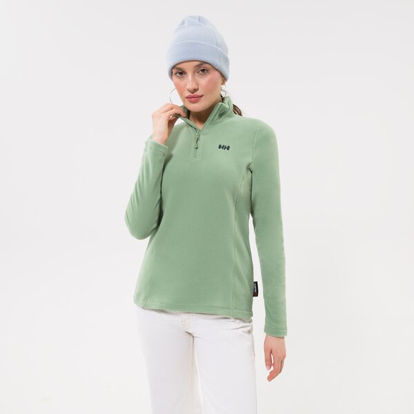 Kurtki przejściowe HELLY HANSEN POLAR W DAYBREAKER 1/2 ZIP FLEECE (50845406) Zielony