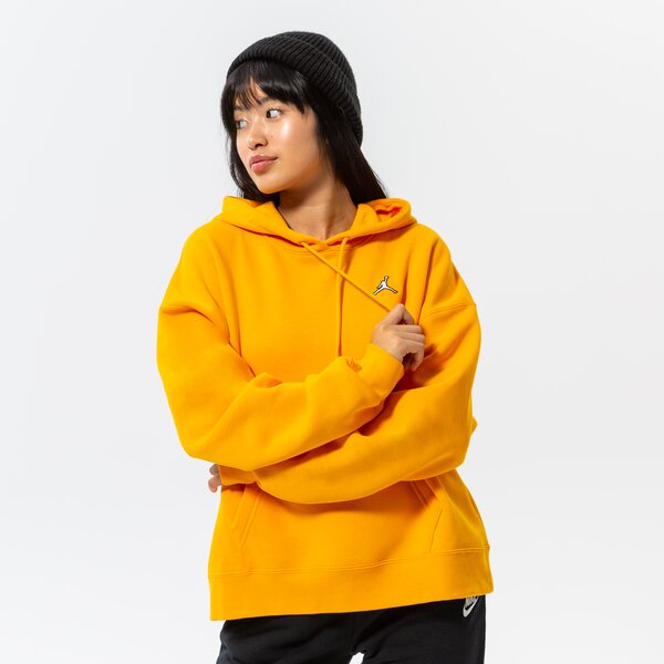 Bluzy JORDAN BLUZA Z KAPTUREM W J FLT FLC HOODIE CORE (DQ4458-705) Musztardowy
