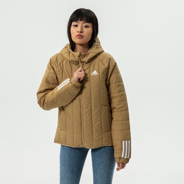 adidas ADIDAS KURTKA W ITAVIC L HO J (GT1690) Beżowy
