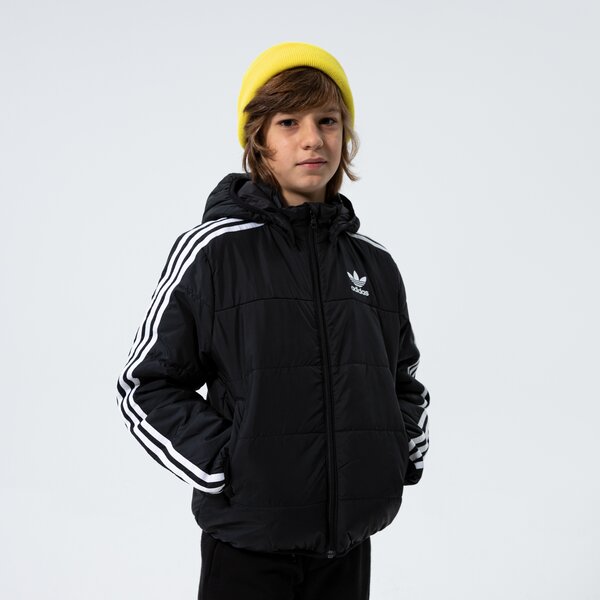 Kurtki zimowe ADIDAS KURTKA PUCHOWA PADDED JACKET B (H34564) Czarny