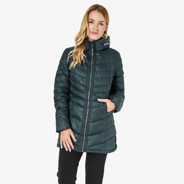 Kurtki zimowe LOTTO KURTKA IZA IV LONG JKT PAD W (T5505) Zielony