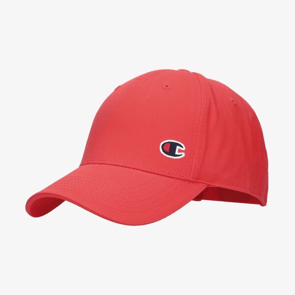 Czapki z daszkiem CHAMPION CZAPKA SMALL LOGO CAP (805456RS041) Czerwony