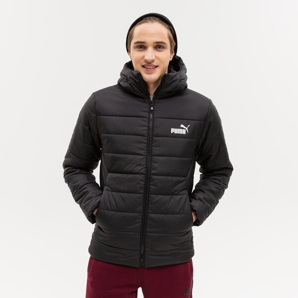 Kurtki zimowe PUMA KURTKA ZIMOWA ESS HOODED PADDED JACKET (848938 01) Czarny