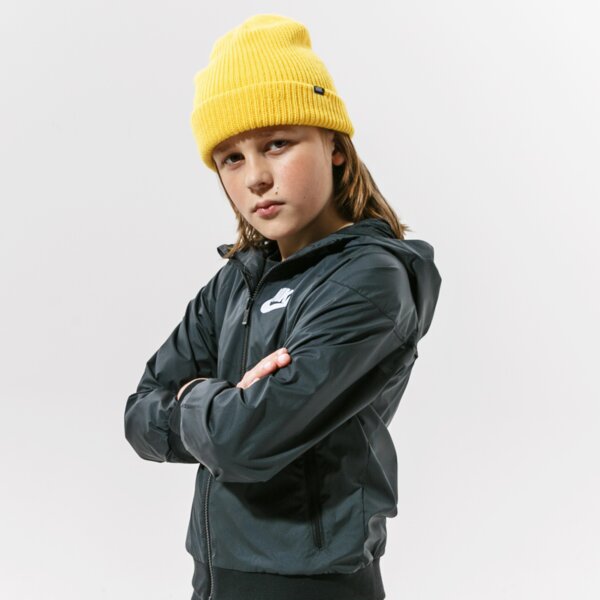 Kurtki przejściowe NIKE SPORTSWEAR WINDRUNNER BOYS' JACKET WINDRUNNER JACKET (850443-011) Czarny