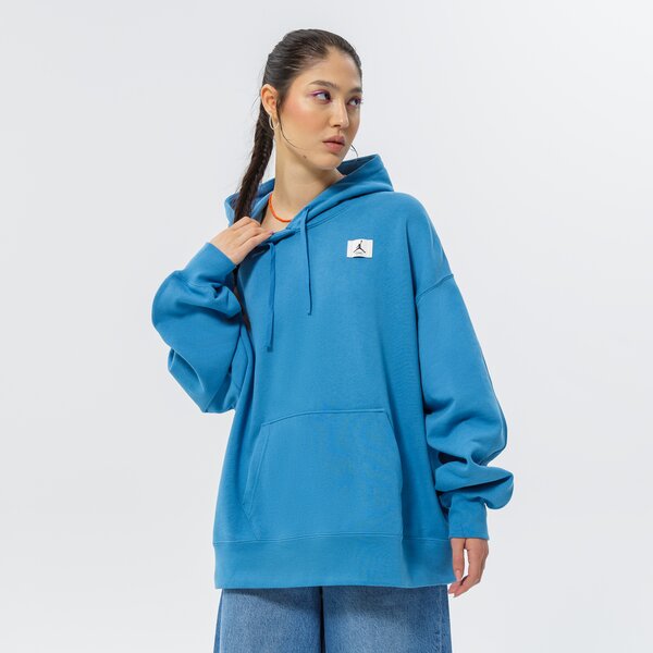 Bluzy JORDAN BLUZA Z KAPTUREM W J FLT FLC HOODIE (DQ4603-469) Niebieski