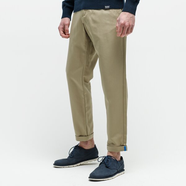 Spodnie TIMBERLAND SPODNIE LOVELL LAKE POLY BLEND CHINO (TB0A2CABR391) Beżowy