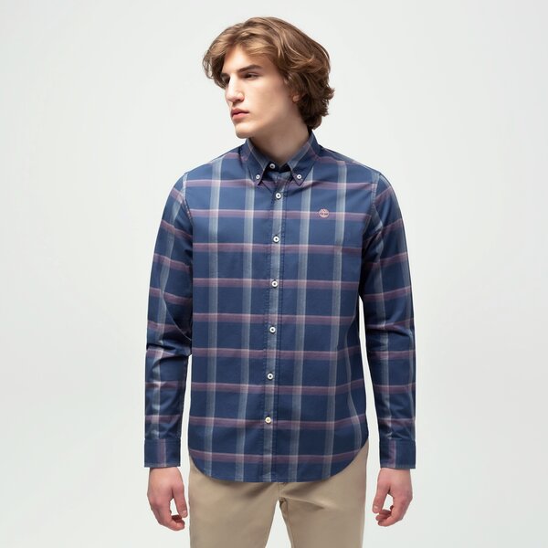 Koszule TIMBERLAND KOSZULA LS EASTHAM RIVER STRETCH POPLIN CHECK SHI (TB0A26CFG661) Multicolor