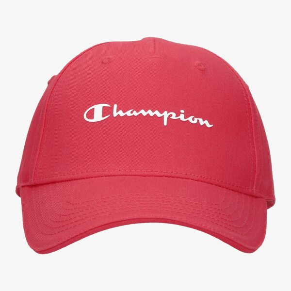 Czapki z daszkiem CHAMPION CZAPKA BASEBALL CAP (804470RS046) Czerwony