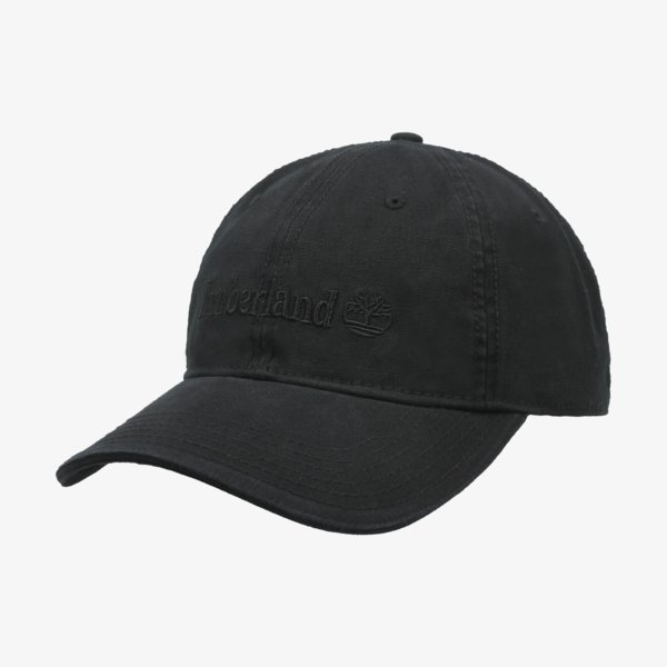 Czapki z daszkiem TIMBERLAND CZAPKA COTTON CANVAS CAP (a1e9i001) Czarny