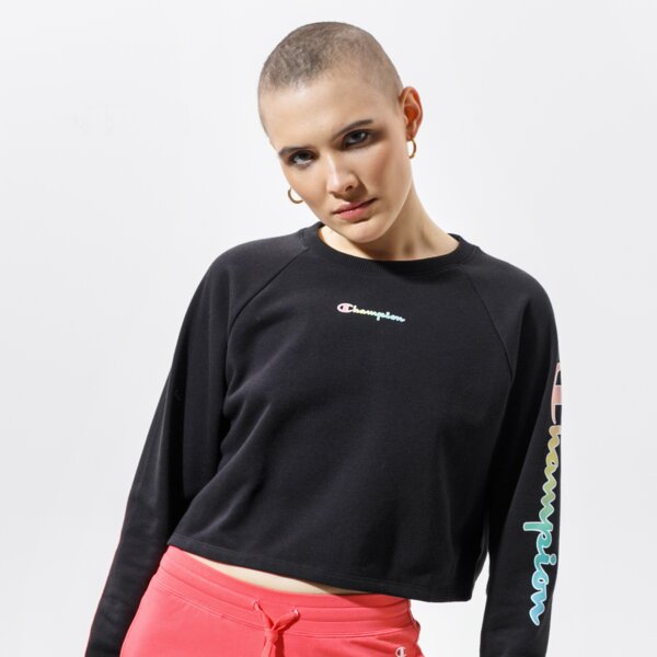Bluzy CHAMPION BLUZA CREWNECK SWEATSHIRT (114079KK001) Czarny