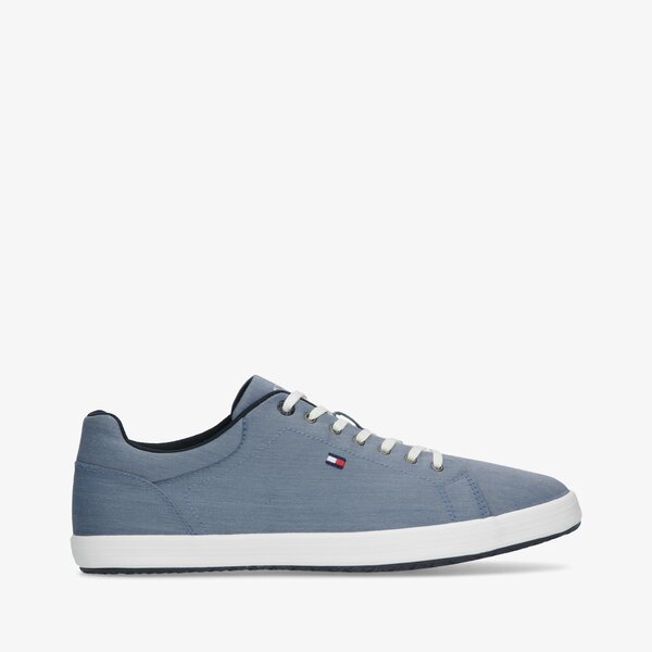 Sneakersy TOMMY HILFIGER ESSENTIAL CHAMBRAY VULC (FM0FM03993C5F) Niebieski