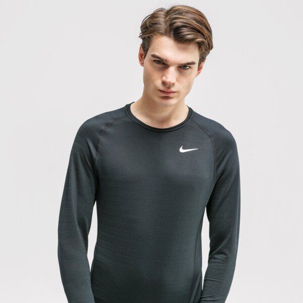 Koszulki NIKE T-SHIRT LS PRO (cu6740-010) Czarny
