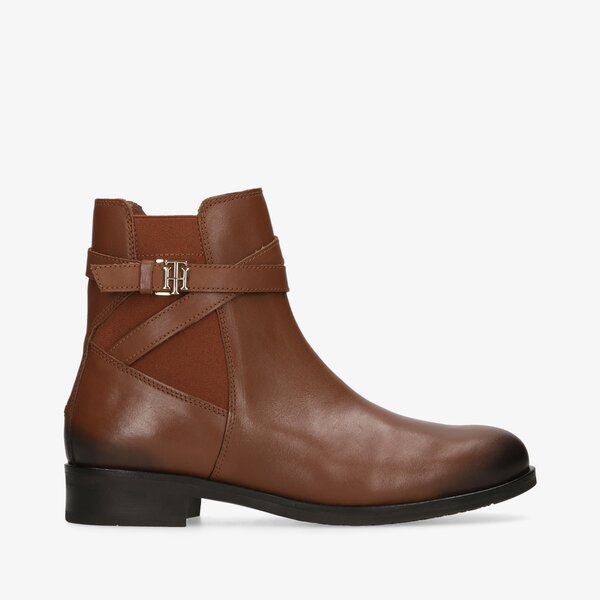 Tommy Hilfiger Th Hardware On Belt Flat Boot (Fw0Fw05967Gvi)