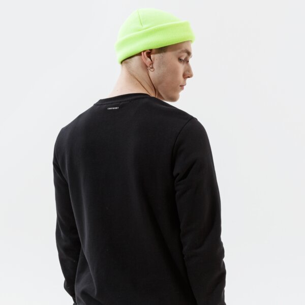 CONFRONT BLUZA SMALL LOGO CREW BLACK (CF121BLM25001)