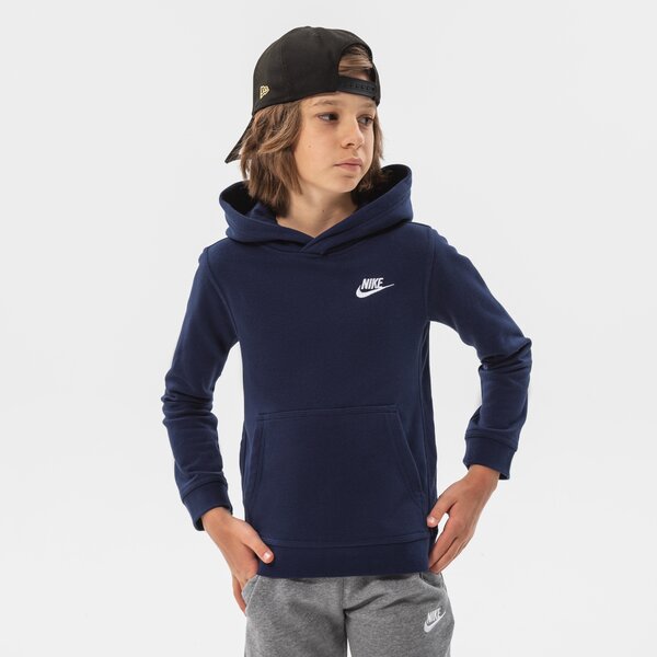 Bluzy NIKE FRANCHISE OVERHEAD HOODIE JUNIOR B (BV3757-410) Granatowy