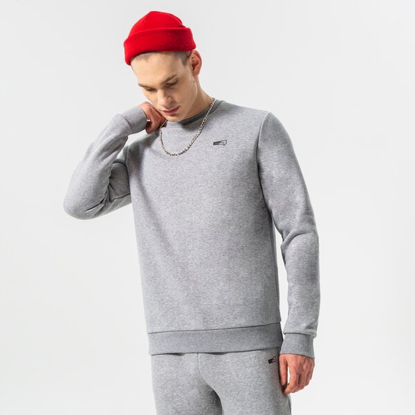 Bluzy CONFRONT ESSENTIAL CREW (CF122BLM92002) Szary