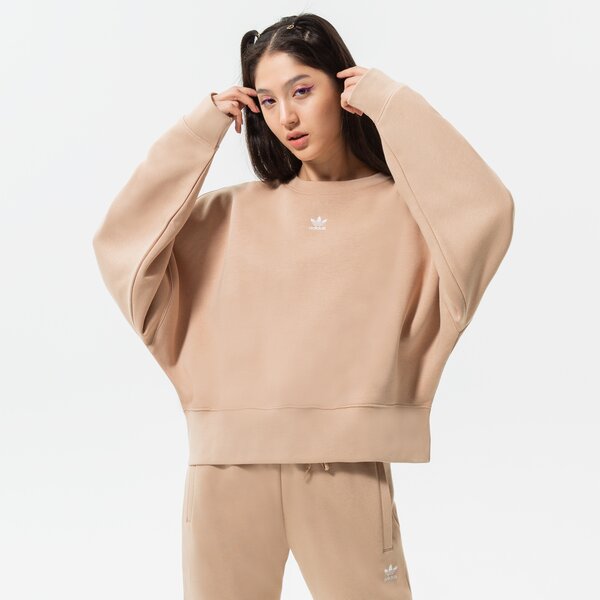 adidas ADIDAS BLUZA SWEATSHIRT (HJ7868) Beżowy