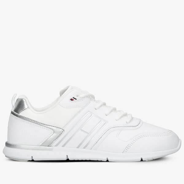 Sneakersy TOMMY HILFIGER METALLIC LIGHTWEIGHT SNEAKER (FW0FW05693YBR) Biały