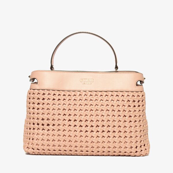 Torby GUESS TOREBKA SICILIA SATCHEL (HWWG8490060PIN) Beżowy