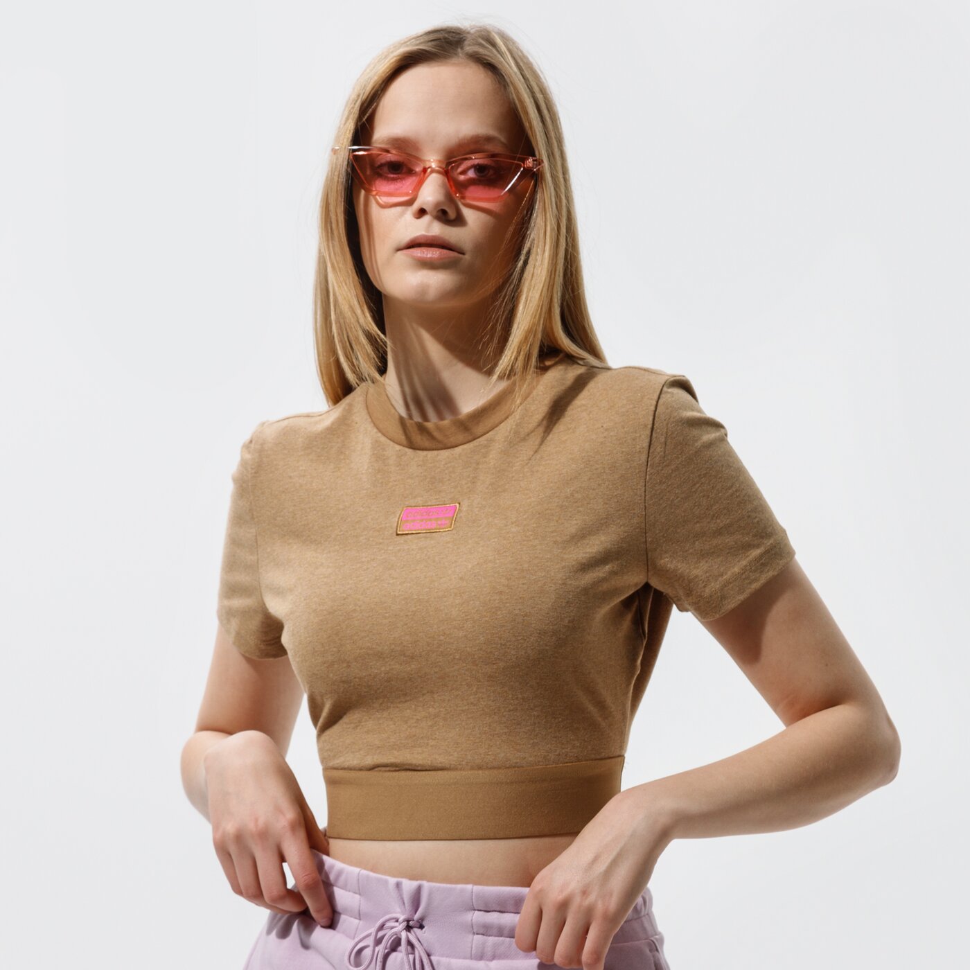 ADIDAS T-SHIRT CROPPED TEE (GN4327) | Galeria Marek