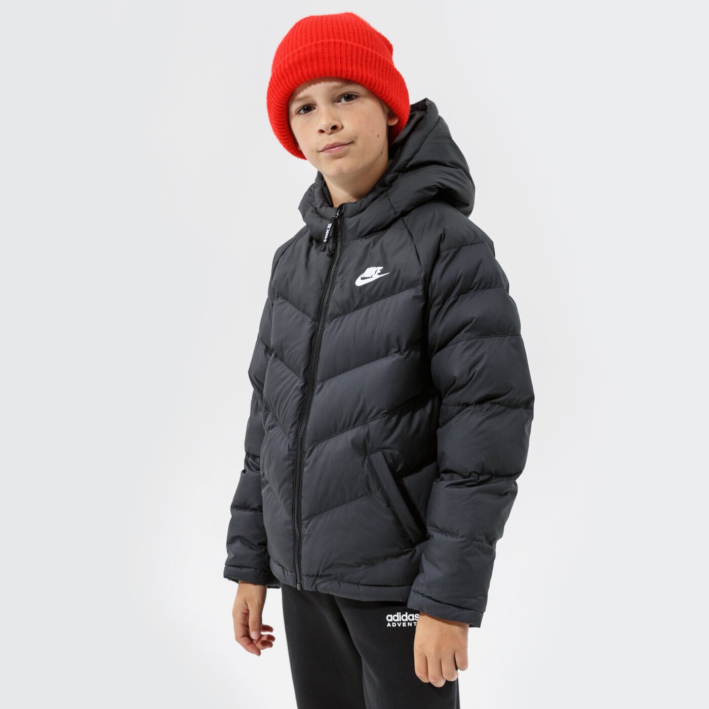 Kurtki zimowe NIKE KURTKA ZIMOWA SPORTSWEAR PADDED JACKET JUNIOR U (CU9157-010) 