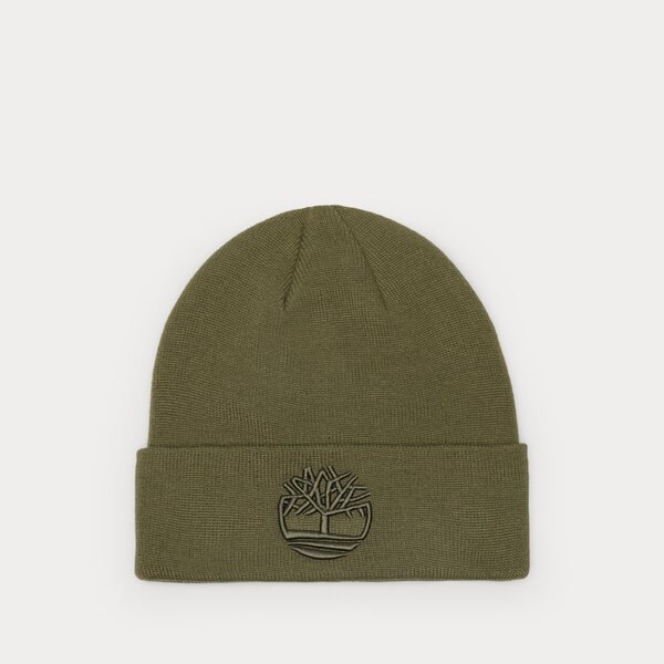 Czapki zimowe TIMBERLAND CZAPKA TONAL 3D EMBROIDERY BEANIE EMBROIDERY (TB0A2PJRA581) Zielony