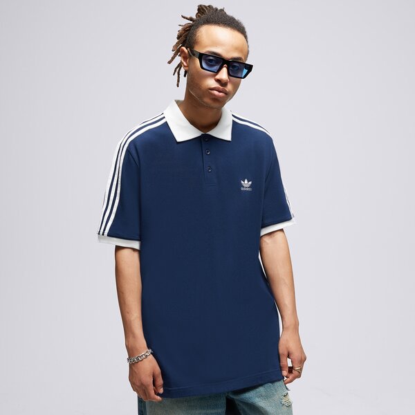 adidas ADIDAS POLO 3-STRIPE POLO (II5776) Granatowy