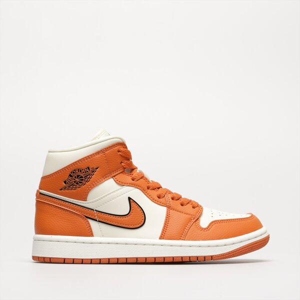 Sneakersy AIR JORDAN 1 MID SE (DV1302-100) Pomarańczowy
