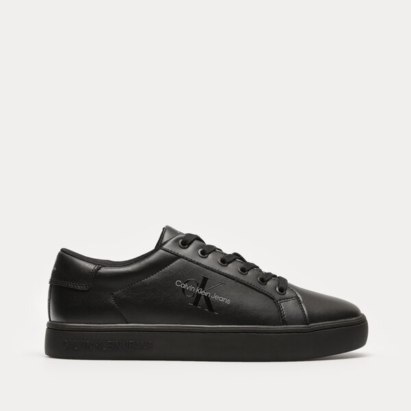 Sneakersy CALVIN KLEIN CLASSIC CUPSOLE LACEUP LOW LTH (YM0YM004910GT) Czarny