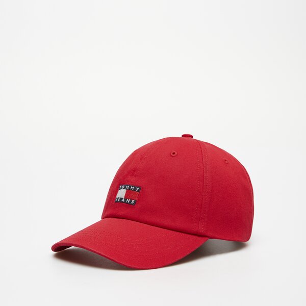 Czapki z daszkiem TOMMY HILFIGER CZAPKA TJM HERITAGE CAP (AM0AM12020XLD) Czerwony