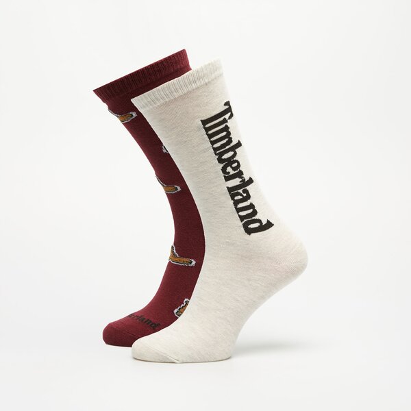 Skarpetki TIMBERLAND SKARPETY 2PP TB ALL OVER PRINT BOOT CREW (TB0A2PVDEFF1) 