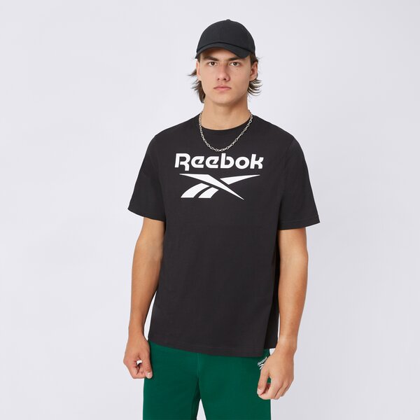 Koszulki REEBOK T-SHIRT RI BIG STACKED LOGO (100070405) Czarny