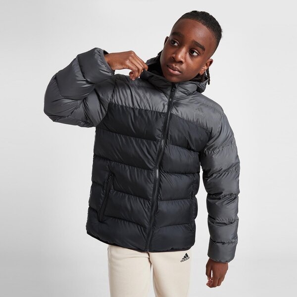 ADIDAS KURTKA ZIMOWA C/B PADDED JKT GRY/BLK B (IP5657)