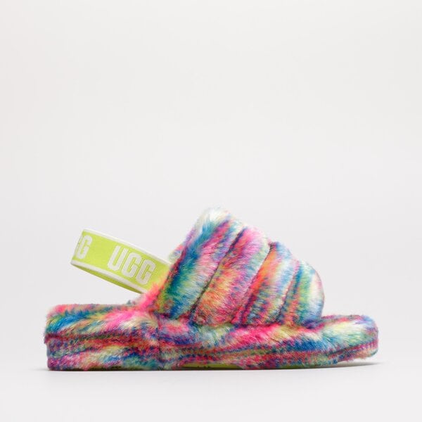 Sandały UGG FLUFF YEAH PIXEL (1125007-WHITE) Biały