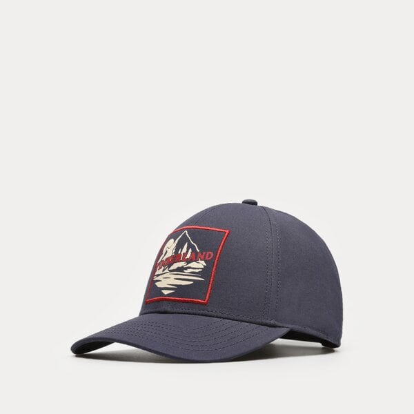 Czapki z daszkiem TIMBERLAND CZAPKA MOUNTAIN PATCH (TB0A2PSK4511) Granatowy