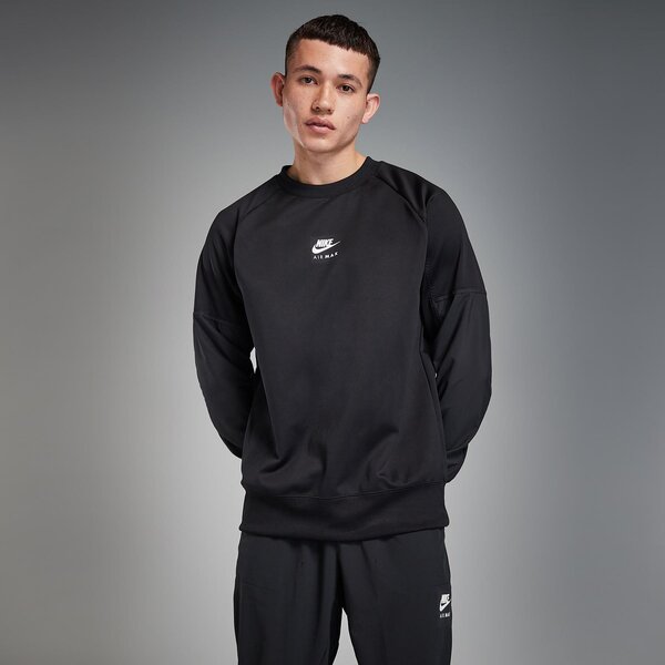Bluzy NIKE BLUZA M NSW AIR MAX CVS CREW (FN7892-010) Czarny
