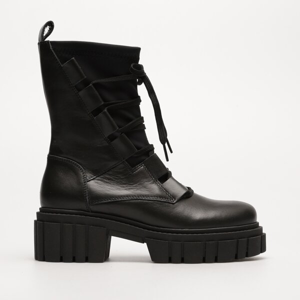 Buty casual SYMBIOSIS BOOTS ADELINE (SYL100019) Czarny