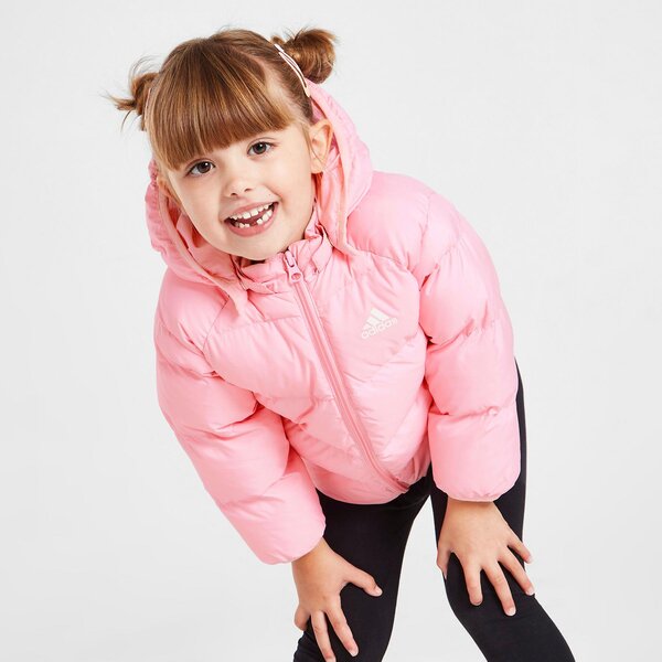 Kurtki zimowe ADIDAS KURTKA (G)BOS PAD JKT (HR7836) Różowy