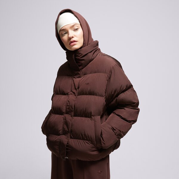 adidas ADIDAS KURTKA ZIMOWA SHORT VEGAN (IJ8235) Brązowy