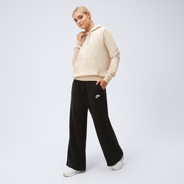 Bluzy NIKE BLUZA Z KAPTUREM W NSW CLUB FLC STD PO (DQ5793-126) Beżowy