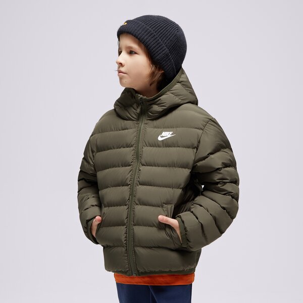 Kurtki zimowe NIKE KURTKA ZIMOWA K NSW LOW SYNFL HD BOY (FD2845-325) Khaki