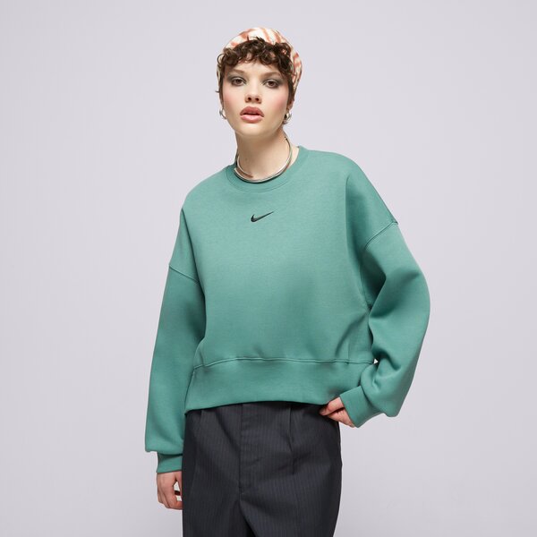 Nike NIKE BLUZA W NSW PHNX FLC OOS CREW (DQ5761-361) Zielony
