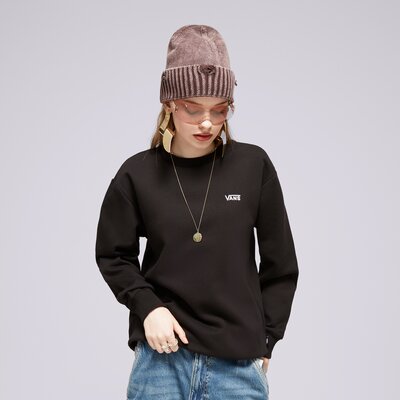 Bluzy VANS BLUZA FLYING CREW EMEA (VN00046XBLK1) Czarny