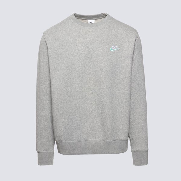 Bluzy NIKE BLUZA M NSW CLUB DT CREW BB ESSENTIALS (DQ8383-065) Szary
