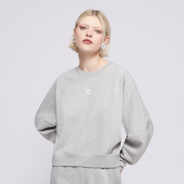 Bluzy ADIDAS BLUZA ESS CREW FL (IY2545) Szary