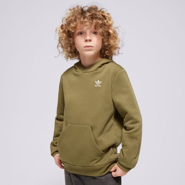 Bluzy ADIDAS BLUZA Z KAPTUREM HOODIE BOY (IP3035) Khaki